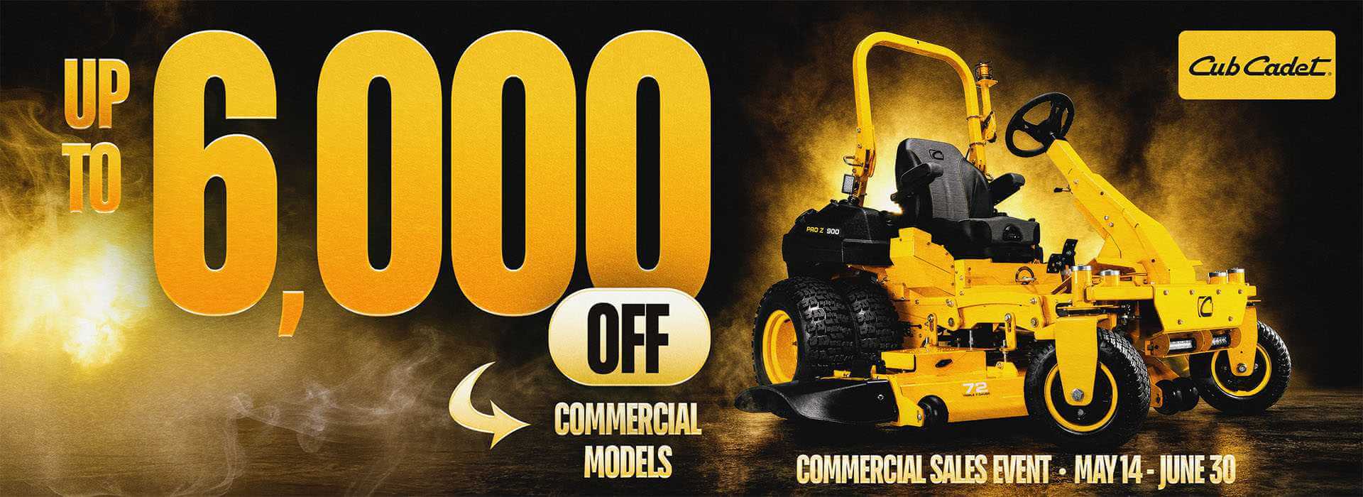 Cub Cadet - Commercial Sales Event